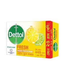 Dettol Soap Citrus Fresh 125gm Bathing Bar gm)